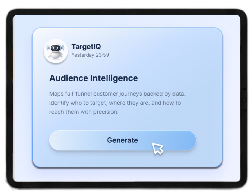 TargetIQ marketing workspace